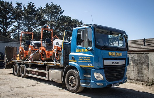 HAMM rollers for hire Cornwall