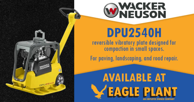 If you are thinking of paving, landscaping, or making any small road repairs; combine top performance with a durable, reliable, and efficient compaction plate, the Wacker Neuson DPU2540H.✅ High Compaction Efficiency:✅ Small, Robust Design✅ User-FriendlyA top choice for professionals seeking both efficiency and comfort in their equipment.www.eagleplant.co.uk/branch/london-west