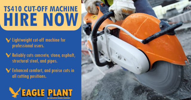 👷‍♂️Made for professionals, the STIHL TS 410 Petrol Cut-off Machine can reliably cut concrete, stone, asphalt, structural steel, and pipes.A long-life filter system keeps site maintenance low, at only (3.9m/s²) it has low vibration levels, and still keeps up with demand thanks to its high-performance engine. 💪Hire now📞 01753 689 966 www.eagleplant.co.uk/branch/london-west