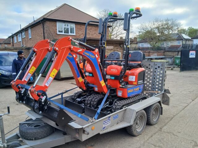 New kit day at Eagle Plant London. Two brand new Kubota k008-5 have just arrived. Thanks to Chepstow Construction Equipment Ltd for getting them here ready for hire after the Easter break.