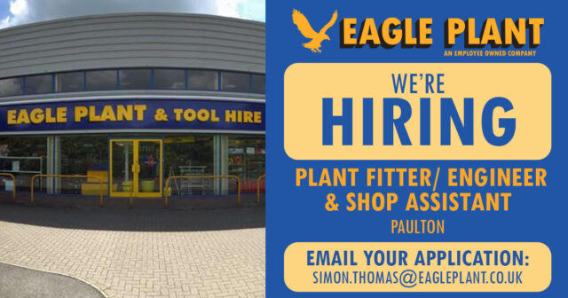 New year, new job? We have not one, but two new jobs available:🦅 Plant Fitter - You will be responsible for maintaining our own fleet of both large and small plant machinery alongside our customers' machines.🦅 Shop Assistant - Assist in the day-to-day running of a busy plant and tool hire shop, with previous experience selling power tools an essential.If these jobs sound good to you, then email Simon directly with your CV simon.thomas@eagleplant.co.uk