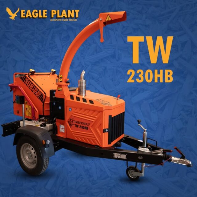 The TW 230HB Wood Chipper is available to hire now 🦅A lightweight and powerful towable 6” wood chipper, a popular ‘all round’ choice for work, including landscaping, and tree surgery.www.eagleplant.co.uk/branch/bury-plant-cabins