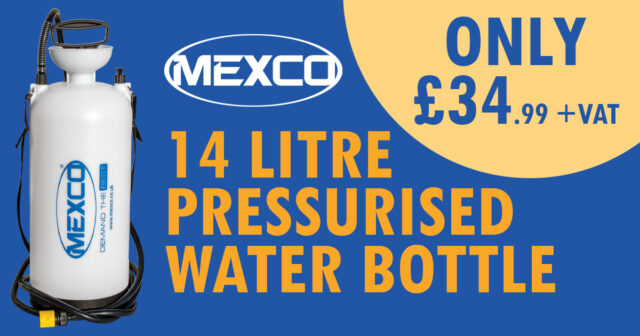 No water source on site? This is a mobile wet cutting solution to eliminate dust when operating cut-off saws.The Mexco 14 litre pressurised water bottle is only £34.99+VAT
Supplied with a 2 metre hose and quick connection coupling.📞 01566 774 781
Quarry Crescent, Pennygillam Industrial Estate, Launceston, Cornwall, PL15 7PFwww.eagleplant.co.uk/branch/launceston