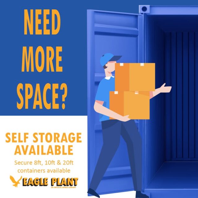 Need more storage space? Trust Eagle Plant's secure self-storage containers to look after your belongings. 🦅 Find out more from our Minehead branch below.