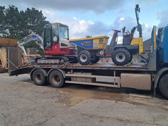 Yet another 3t Wacker Neuson dumper and 5t Takeuchi TB250-2 leaving the yard this morning both going on a longterm hireEagle Plant continues to invest in the South West with the Redruth depot having 4 new 3t Wacker Neuson dumpers this month added to their growing fleet.For your Plant hire needs phone 01872 863231 option 2 and speak to SharonFor your accommodation needs same number but option 1 and speak to LeahStay warm today tis a bit cold out there
