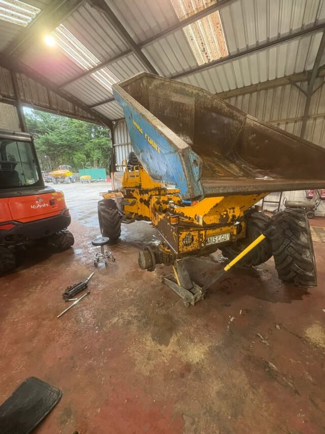 This is why it is so important to bring young people into the plant hire business. Great job carried out by Liam,who is  the depots newly qualified Level 2 apprentice. A mechanically sound dumper that had suffered the old issue of paint and rust making it look terrible. Hard work by Liam ensures that we get another year out of the machine