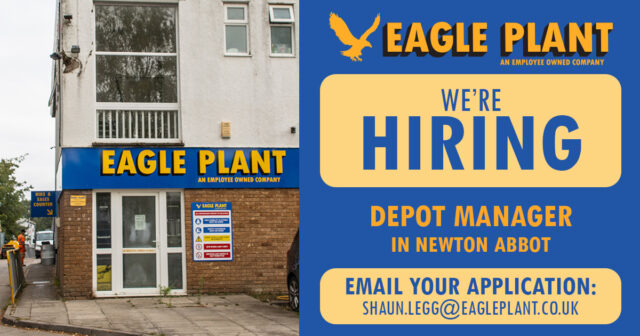 We are looking for a Depot Manager 🦅As the Depot Manager, you will ensure that all operational work is carried out within agreed budgets and timescales in accordance with Company standards and ensure the Company’s reputation is maintained through adherence to Quality and Customer Care procedures.Find out more about the role here:
www.eagleplant.co.uk/vacancy/newton-abbot-depot-manager-vacancy