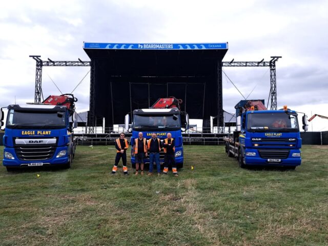 We have supplied Boardmasters 33 units.Adam, Mike, Dan (our depot manager), and Jon are pictured in front of the main stage, have been delivering units to the site. The event organisers are very pleased with the way that the deliveries are planned and carried out in a safe manner. Boardmasters Festival starts Thursday 7th August, with acts this year including The Prodigy, Myles Smith, Nelly Furtado, the Kaiser Chiefs, and many more!